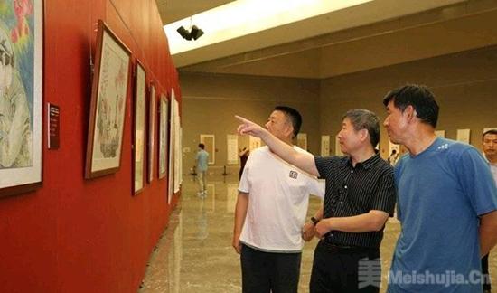 山东省退役军人事务系统庆八一退役军人书画作品展在济南