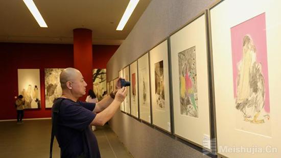 中国国家画院六人展在天津美术馆开展 