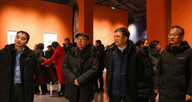 中国石窟寺书画艺术展在云冈石窟博物馆开展